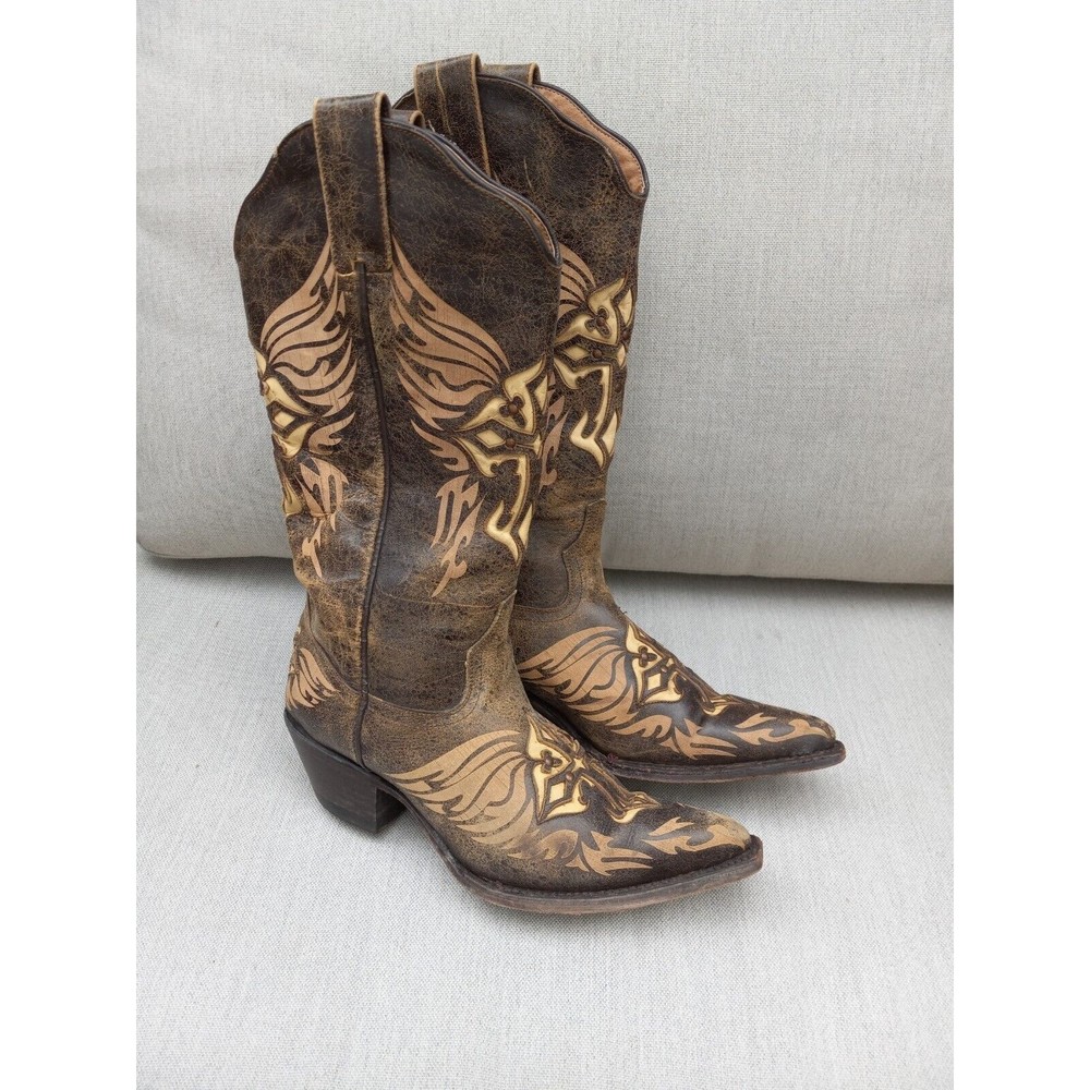 Womens western cowboy boots Gypsy Girl size 7 concerts festivals